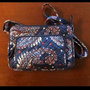 Vera Bradley Iconic RFID Little Hipster Crossbody